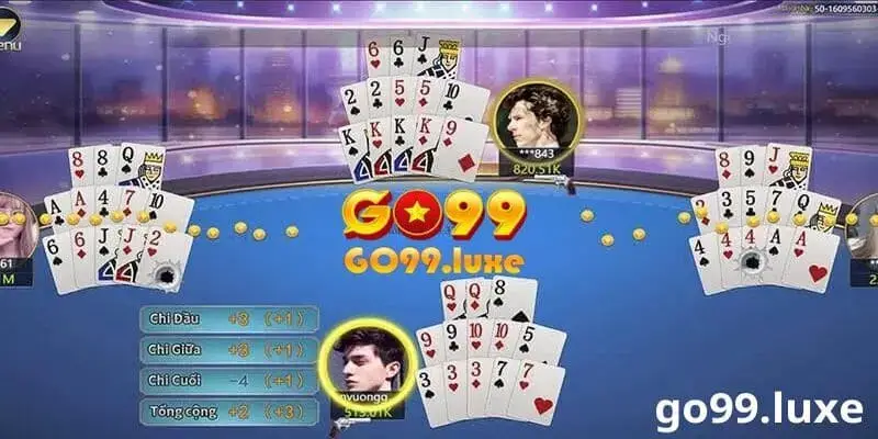 Luật chơi bài mậu binh tại nhà cái Go99